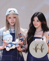 [MEOVV Sooin Earrings] Baby Angel Huggies Earrings - Gold Color