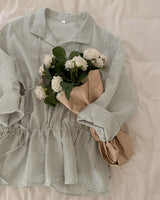 Afor shirring blouse