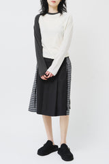 (W) Lowkey Checked Skirt (2color)