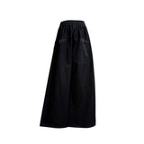 (2color) ボヘミアンスタッテッドワイドバンディングパンツ