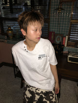 Vintage V-Neck Short Sleeve T-Shirt (3c)