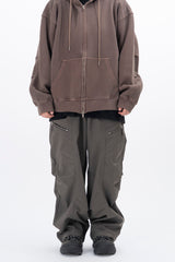 Hacot Ella Diagonal Parachute Pants