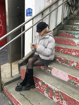 Heating Winter Illusion Black Stockings (1c)