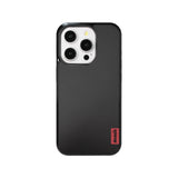 【MADE】マットブラック ポピーレッド iPhoneケース [Matte Glass/Basic]