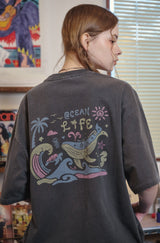 Blue Wave Pigment Short Sleeve Tee