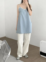 Sand sleeveless dress (2 colors)