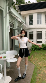 エンジェルラインラウンド半袖Tシャツ