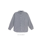 LMN Louis Oversized Fit Sensitive Stripe Shirt (3 colors)