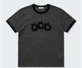 エッセンシャルスタンダード半袖リンガーTシャツ 3GEAR チャコール