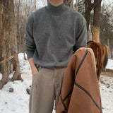 LMN First Modal Slit Half-Turtleneck Knitwear (6 colors)