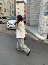 アズバンディングファーワイドパンツ（4c）