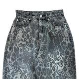 Wild High-Waist Leopard Wide Long Pants (One Color)