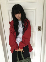 [unisex] ソヨ カラー ルーズフィット ウィンドブレーカー