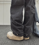 マウントマルチカーゴデニムパンツ