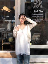 RS パステルモヘアウールニットカーディガン (6color)