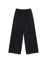 Ribbon Tied Wide Pants _ BLACK