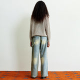 Vineca (Destroyed) Double Knee Jeans