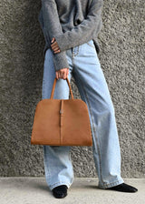 BLANC LARGE SUEDE CAMEL