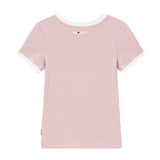 フューチャーフレンド スリムフィット Tシャツ キャンディピンク