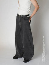 RB27 Washed Denim Scimitar Pants
