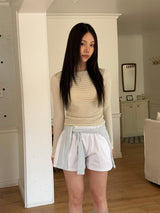 Stripe boat neck long sleeves(5color)