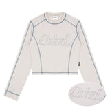 ODSD Cut-off Cover Stitch Semi-Crop T-shirt