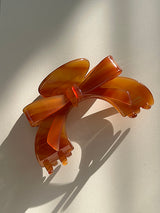 Arch ribbon hair clip (8color)