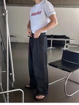 [S/S] ノンパデツータックワイドパンツ(2color)