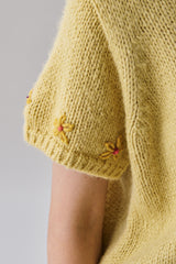 Mini Flower Short Knit [Yellow]