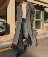 Solive Maxi Long Herringbone Single Coat