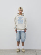 Classic Race Car Hoodie (Cream)