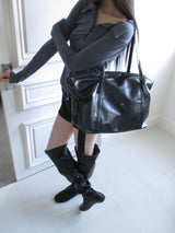 deep mood leather bag
