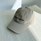Lettering Embroidered Baseball Cap