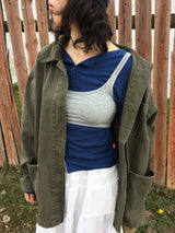 Double Line Cap Bralette (4color)