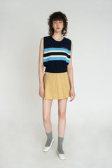 New roman skirt_mustard