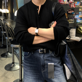 ルックエスティ―デイリーリブモーダルヘンリーネックニット