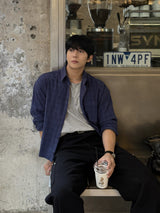 Mile cropped long-sleeve shirt