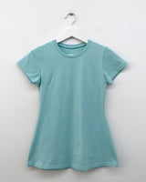 フレアクルーネックTシャツ (4color)