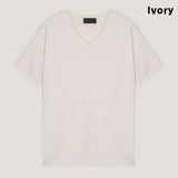 ロバートベロアVネックショートスリーブTシャツ