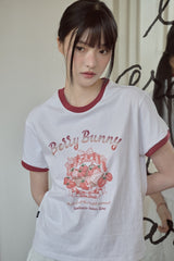 26SS★ ストロベリークロップリンガーT