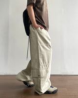 Low Cargo Balloon Pants
