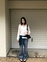[ORIGINAL] Marine Bootcut Denim Pants