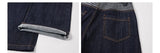 FMACM Checkered Spliced Bare Denim Trousers