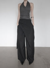 Blend Wrap Skirt Pants
