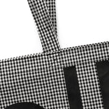 Big tote bag - Black check