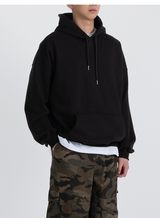 Authentic Relaxed Basic Hoodie Black