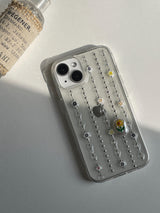[MADE] Chain sunflower flower resin cell phone case