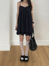 Eve Shirring Mini Dress (3 colors)