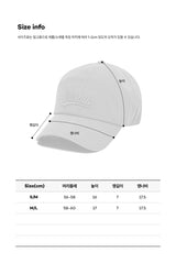 LETTERING RELAX FIT BALL CAP【YELLOW】