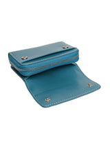 ドットポケットコイン & カードウォレット dusty blue